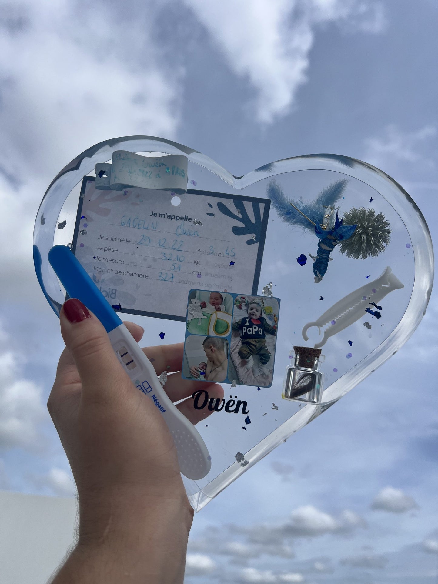 Création cœur souvenir