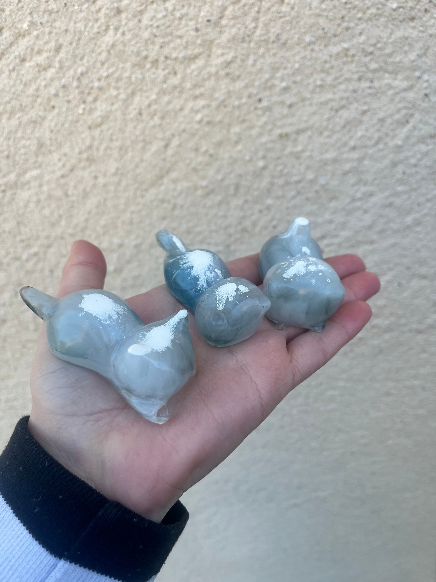 Lot de 3 petits chats