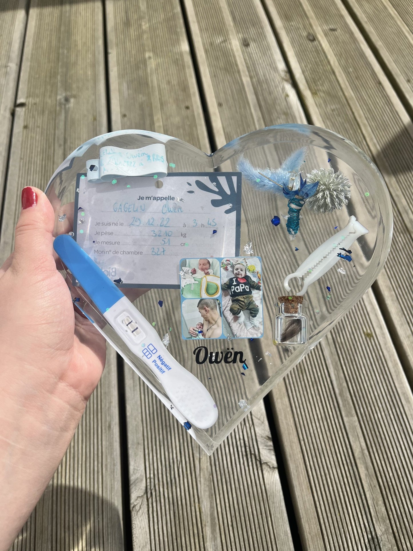 Création cœur souvenir