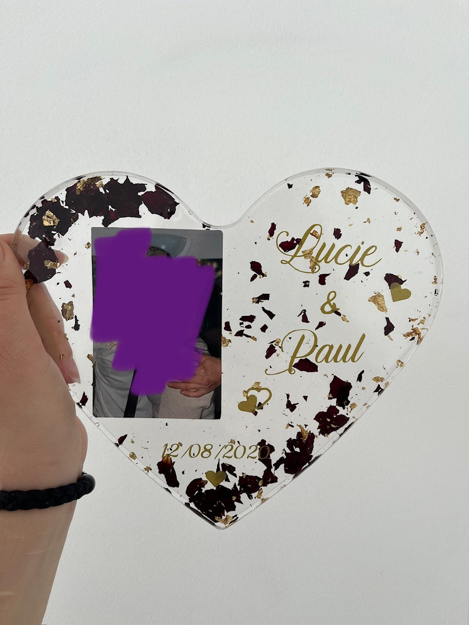 Cœur plaque à personnalisé