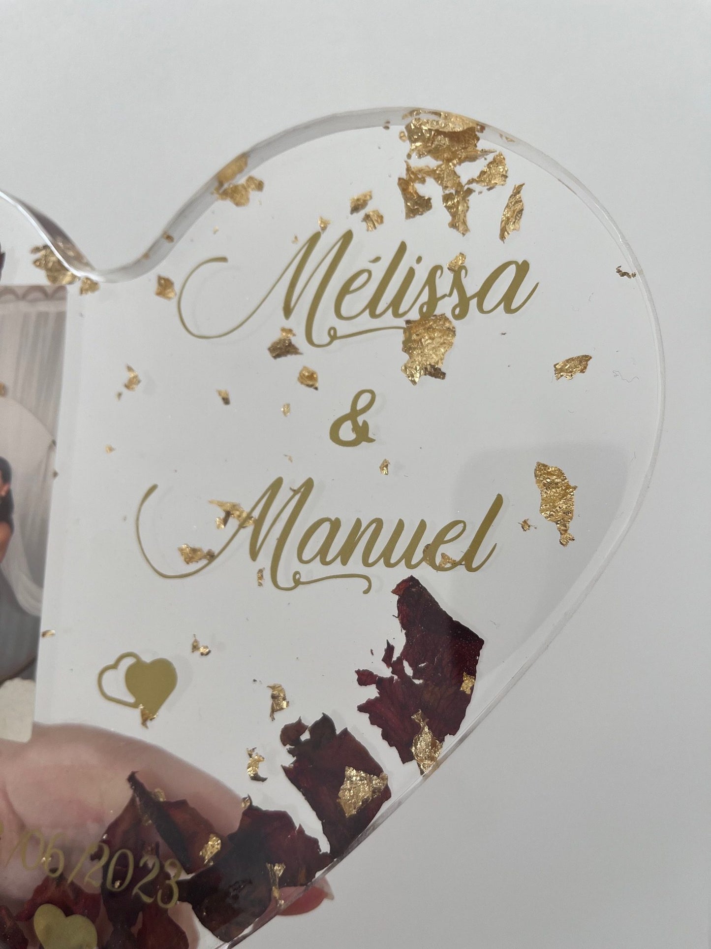 Cœur plaque à personnalisé