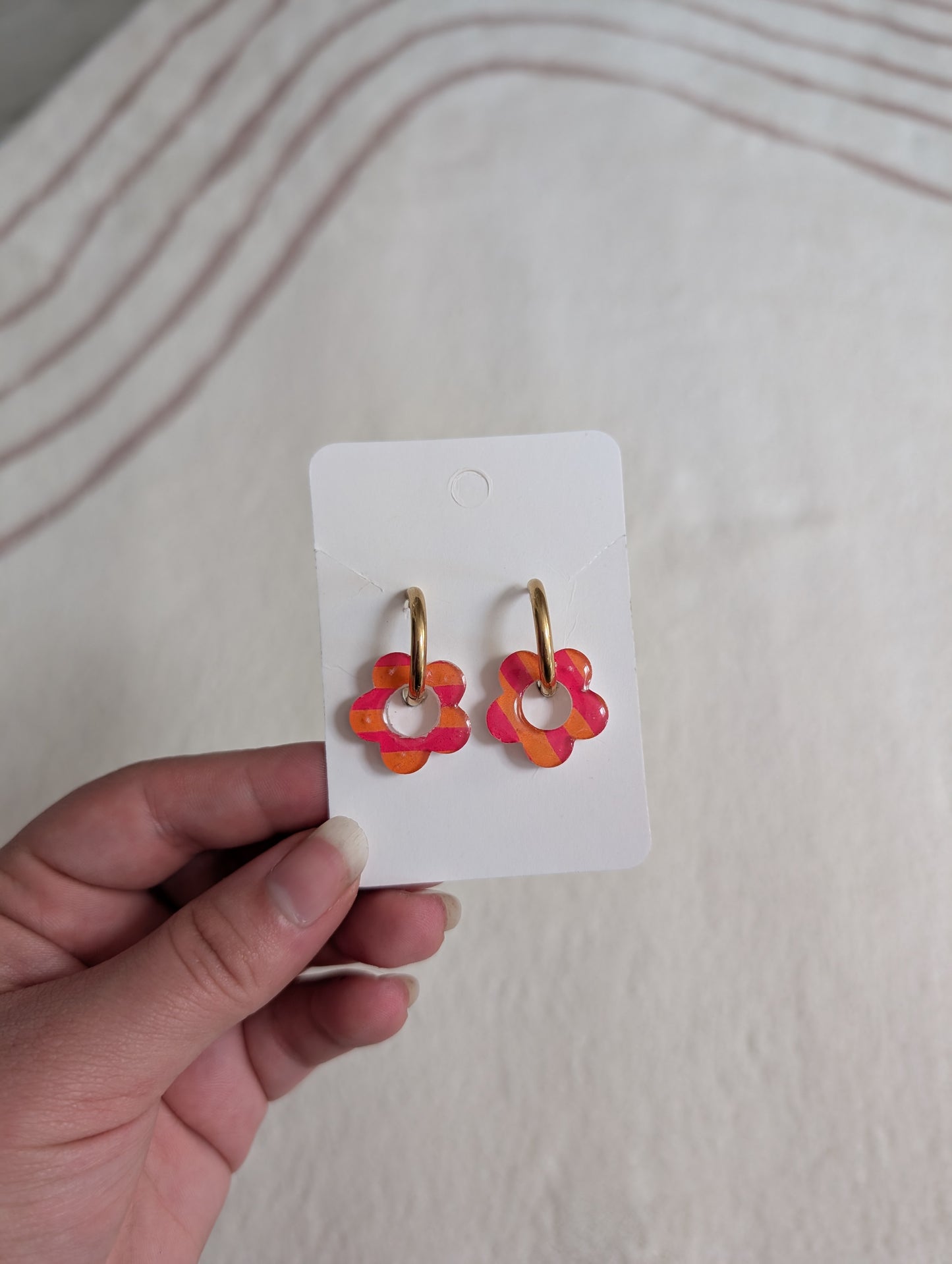 Pampille rose orange