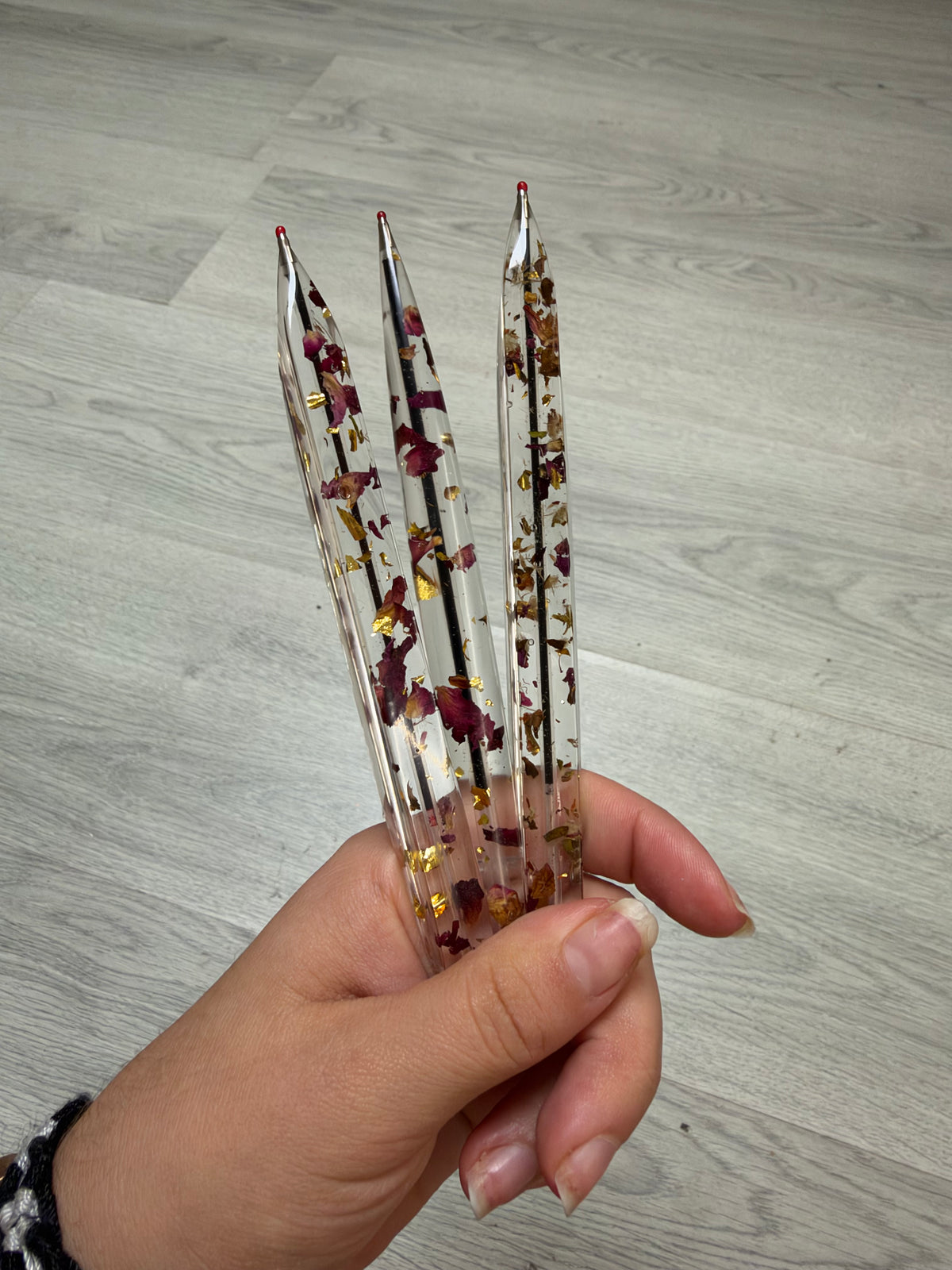Stylo pétale de rose