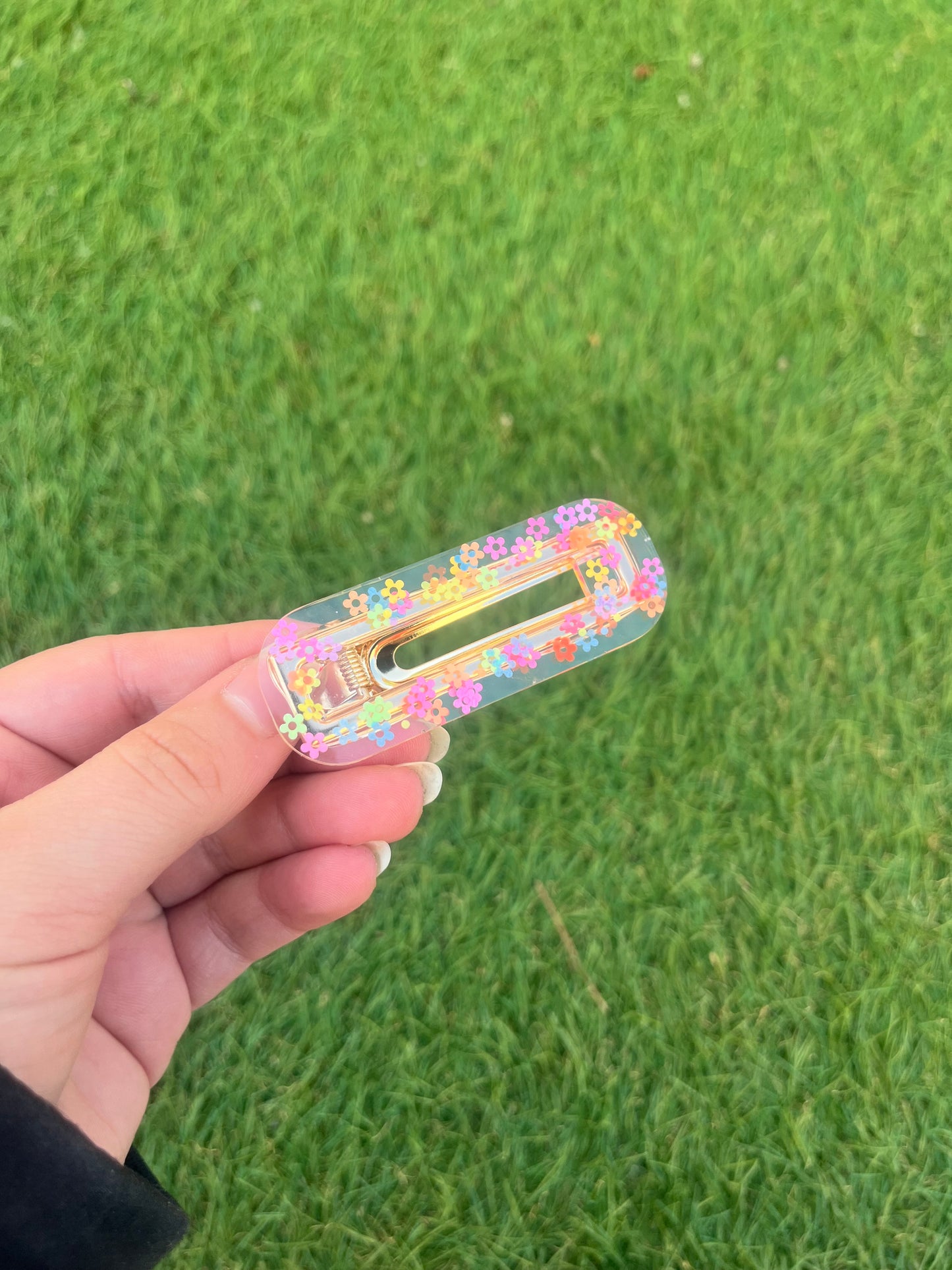 Barrette fleurs