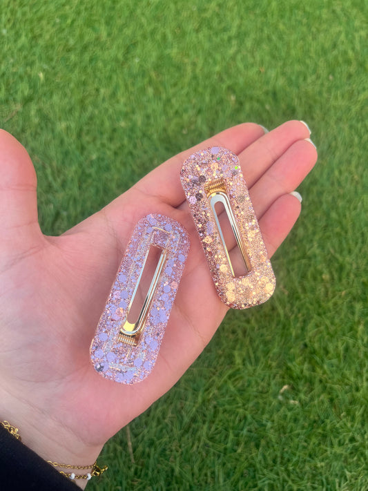 Barrette à paillettes