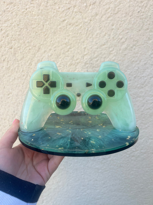 Manette verte décorative