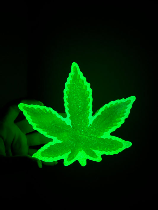 Cendrier phosphorescent vert