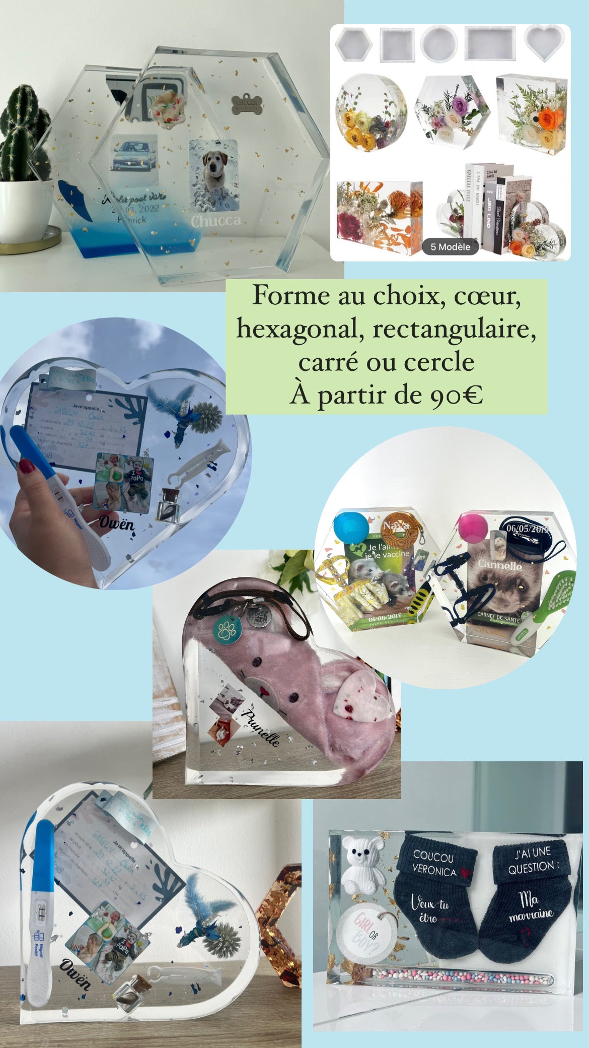 Création cœur souvenir