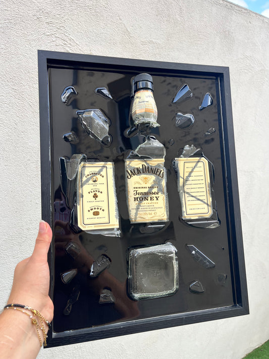 Cadre Jack'Daniels blanc