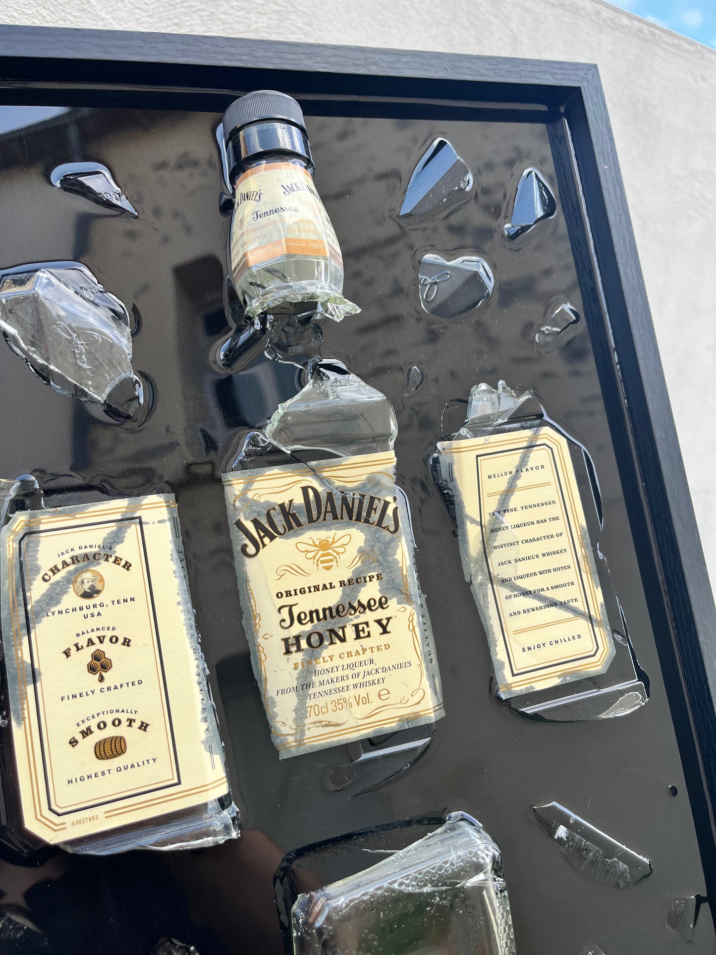 Cadre Jack'Daniels blanc