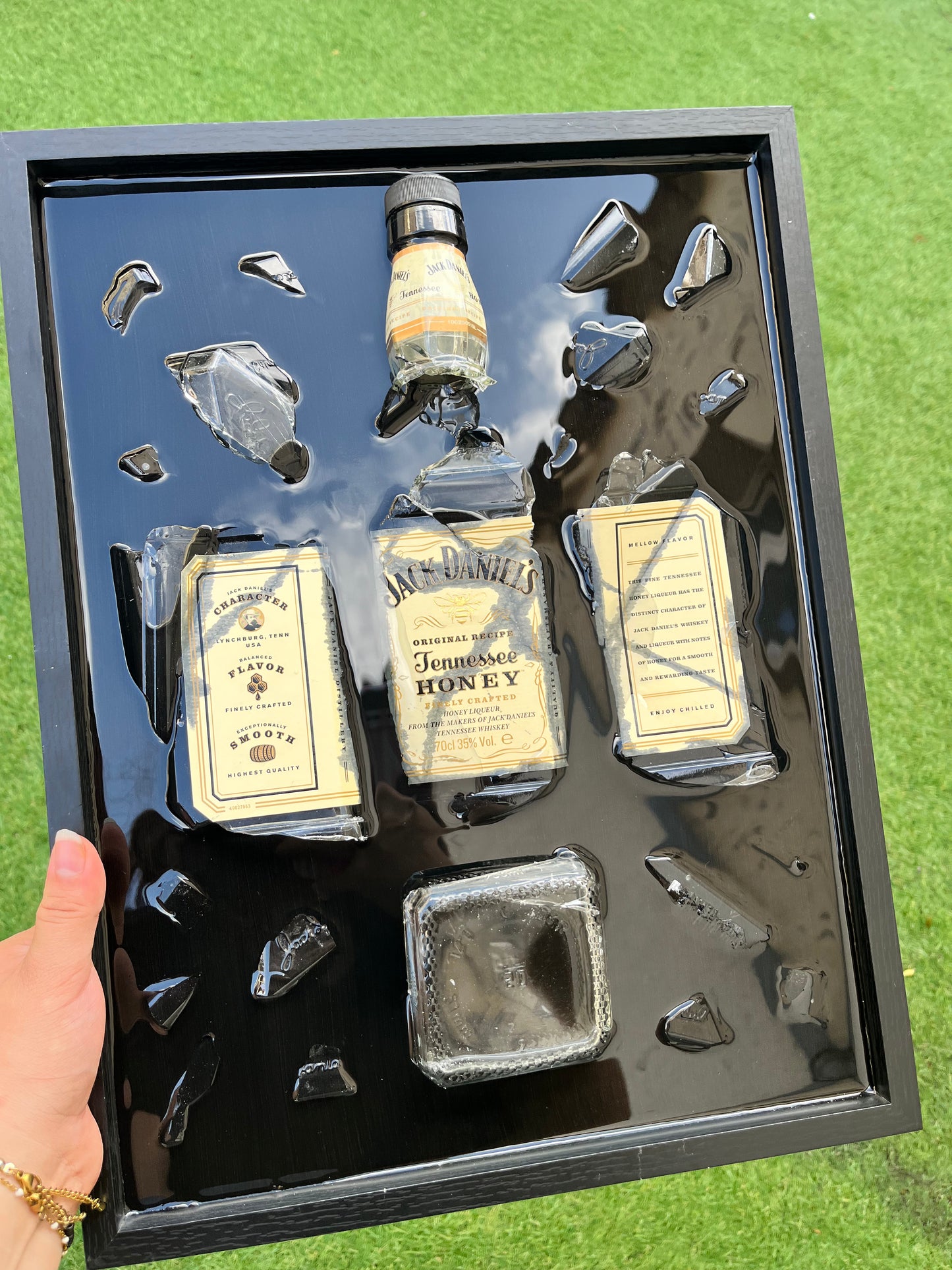 Cadre Jack'Daniels blanc