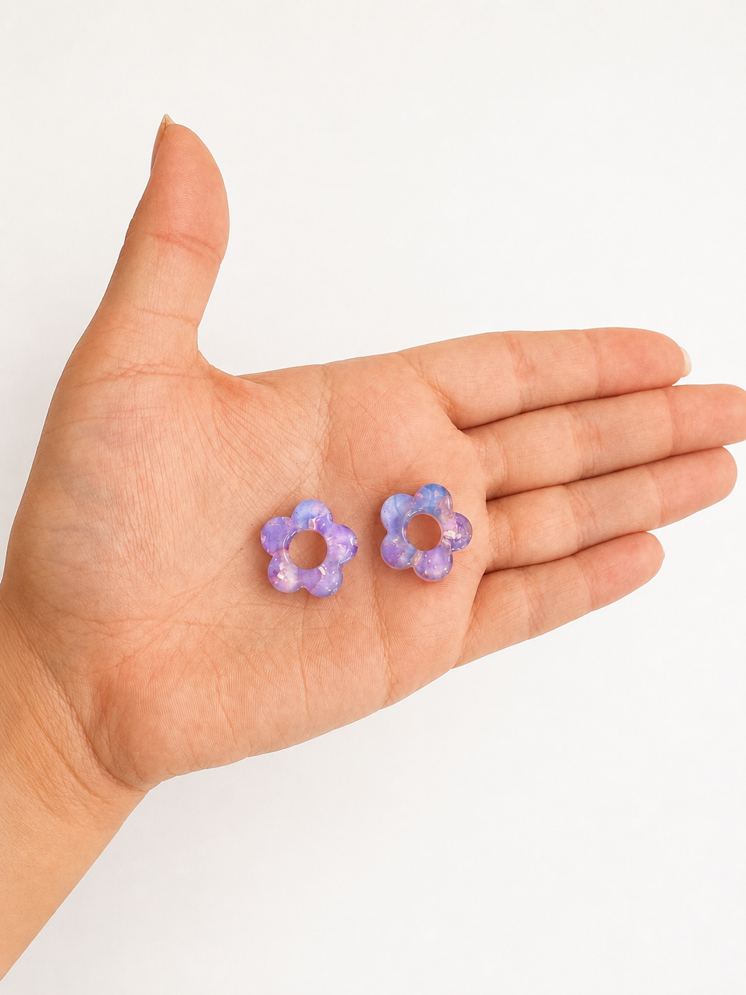 Pampille motif violette
