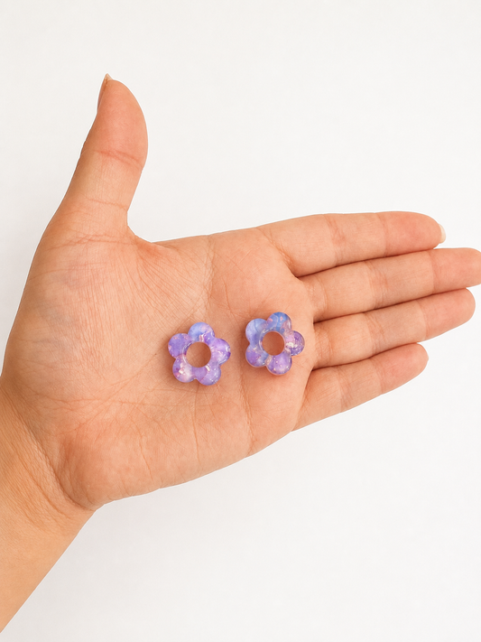Pampille motif violette