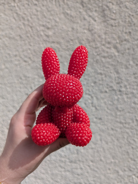 Grand lapin rouge