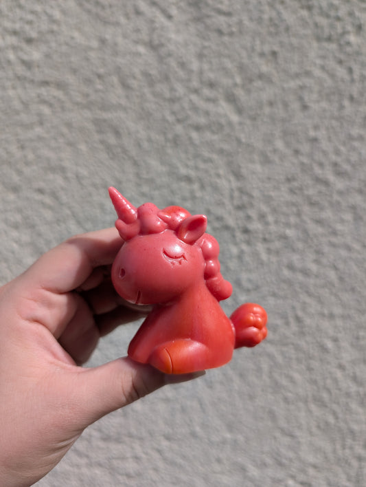 Licorne rose